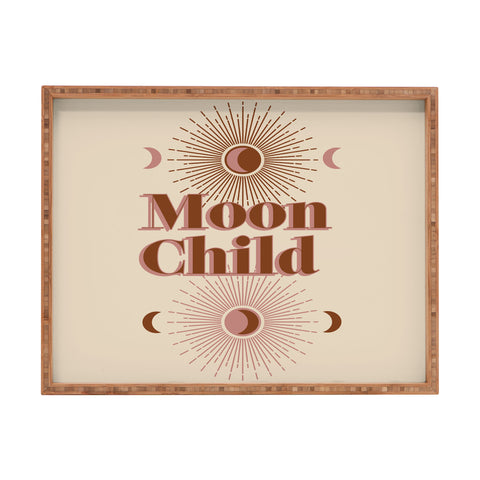 Emanuela Carratoni Vintage Moon Child Rectangular Tray