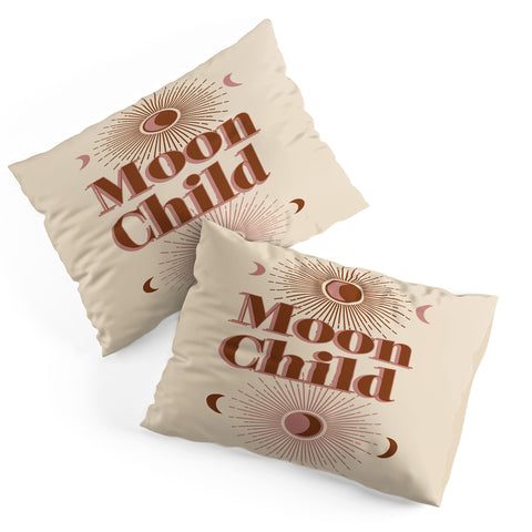 Emanuela Carratoni Vintage Moon Child Pillow Shams