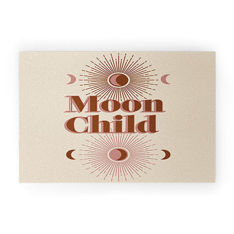 Emanuela Carratoni Vintage Moon Child Welcome Mat