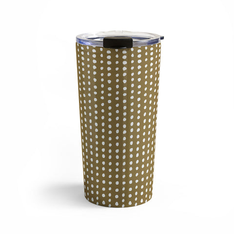 Emanuela Carratoni Vintage Polka Dots Travel Mug