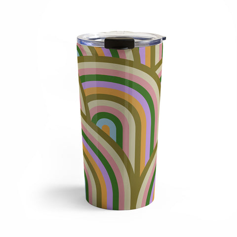 Emanuela Carratoni Vintage Summer Rainbows Travel Mug