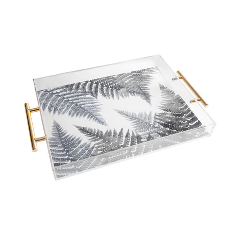 Emanuela Carratoni Watercolor Ferns Acrylic Tray