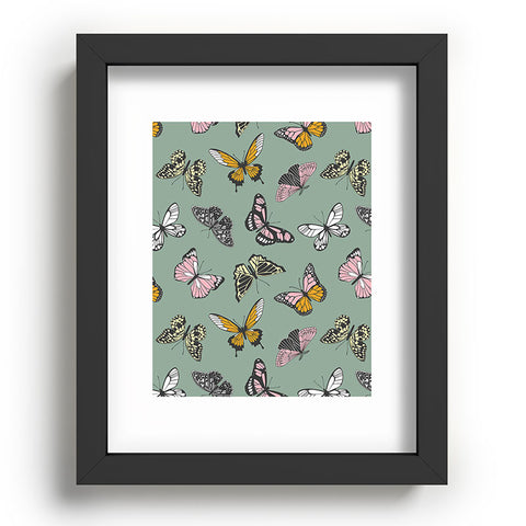 Emanuela Carratoni Wild Butterflies Recessed Framing Rectangle