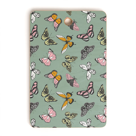Emanuela Carratoni Wild Butterflies Cutting Board Rectangle