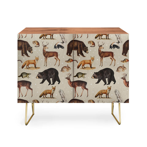 Emanuela Carratoni Wild Forest Animals Credenza