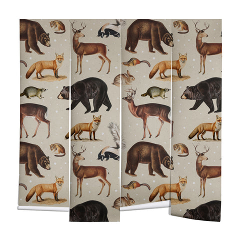 Emanuela Carratoni Wild Forest Animals Wall Mural