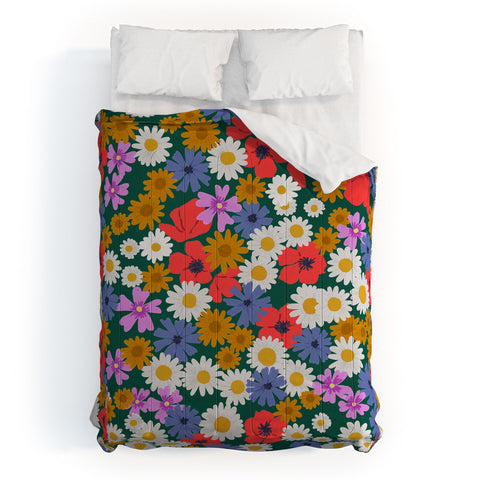 Emanuela Carratoni Wild Meadow Flowers Comforter