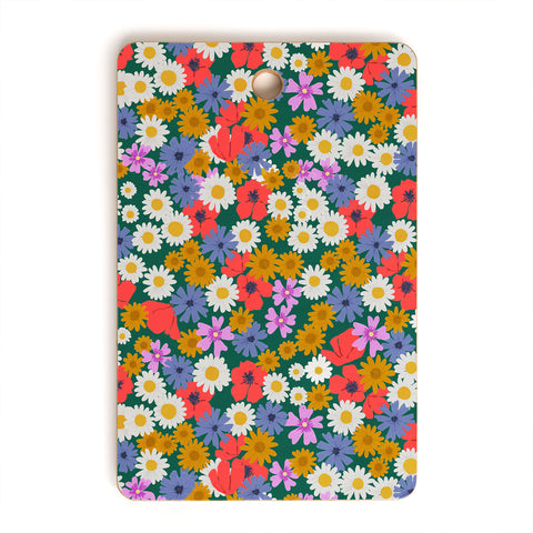 Emanuela Carratoni Wild Meadow Flowers Cutting Board Rectangle