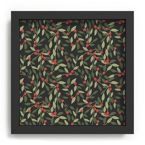 Emanuela Carratoni Winter Berries Recessed Framing Square