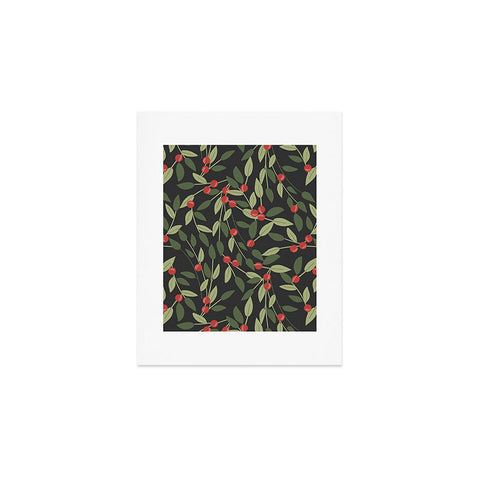 Emanuela Carratoni Winter Berries Art Print