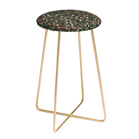 Emanuela Carratoni Winter Berries Counter Stool