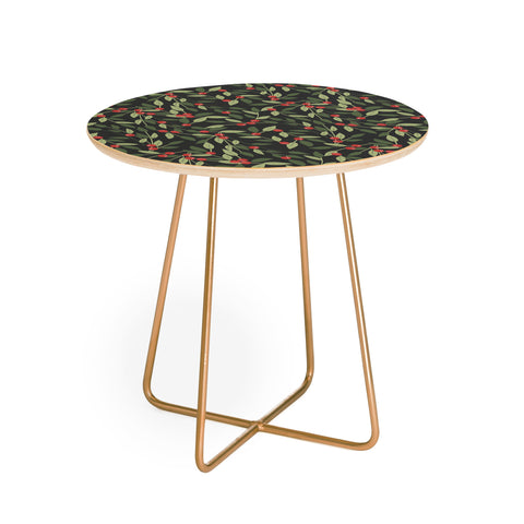 Emanuela Carratoni Winter Berries Round Side Table