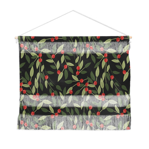 Emanuela Carratoni Winter Berries Wall Hanging Landscape