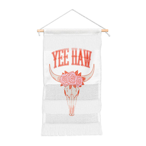 Emanuela Carratoni Yee Haw Skull Wall Hanging Portrait