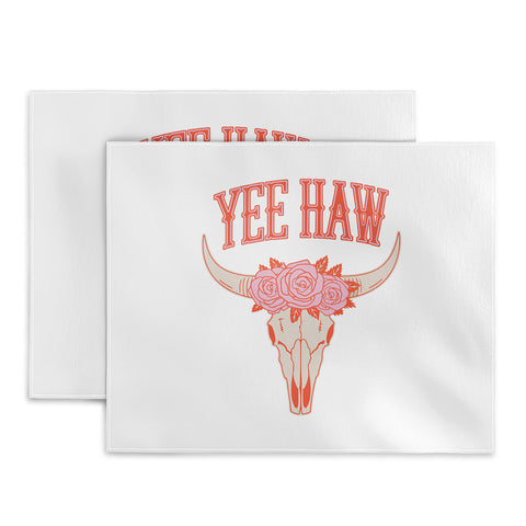 Emanuela Carratoni Yee Haw Skull Placemat