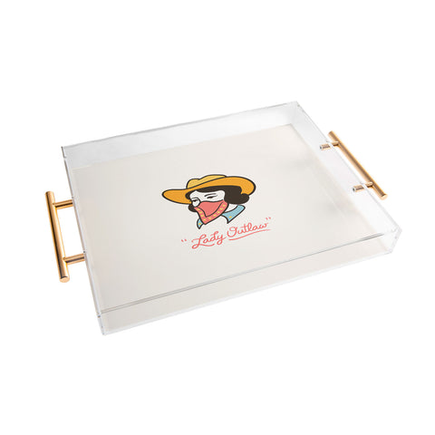 Emma Boys Lady Outlaw Acrylic Tray