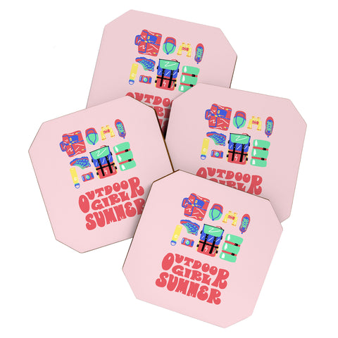 Emma Boys Outdoor Girl Summer Coaster Set
