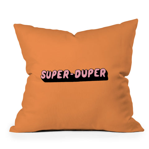 Emma Boys SuperDuper Throw Pillow