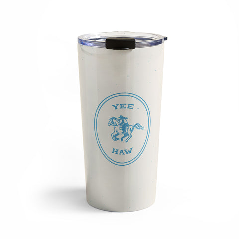 Emma Boys Yee Haw in Blue Travel Mug