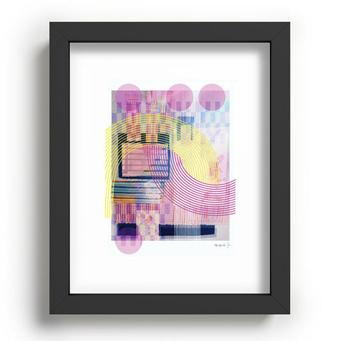 Emmie K Woven Collage Soul Picnic Recessed Framing Rectangle