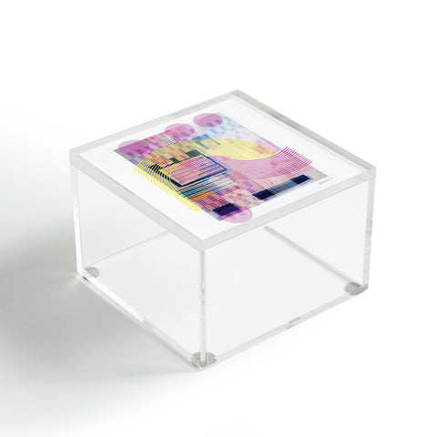 Emmie K Woven Collage Soul Picnic Acrylic Box