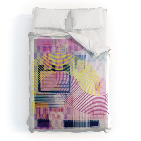 Emmie K Woven Collage Soul Picnic Duvet Cover