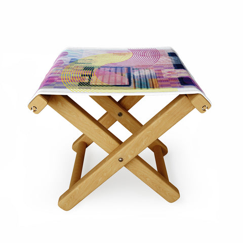Emmie K Woven Collage Soul Picnic Folding Stool