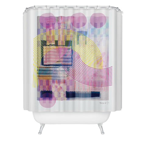 Emmie K Woven Collage Soul Picnic Shower Curtain