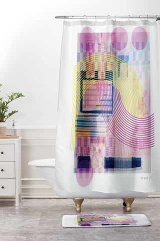 Emmie K Woven Collage Soul Picnic Shower Curtain And Mat