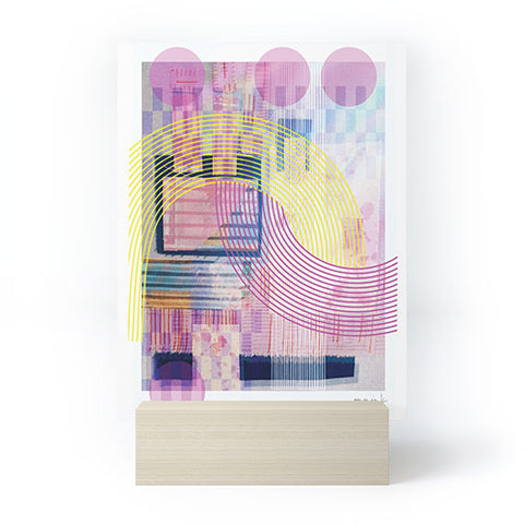 Emmie K Woven Collage Soul Picnic Mini Art Print