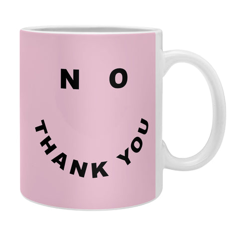 EnvyArt No Thank You Funny Coffee Mug