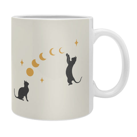 episodic drawing Cat and Moon 1 Coffee Mug