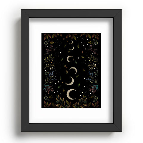 episodic drawing Crescent Moon Garden Recessed Framing Rectangle