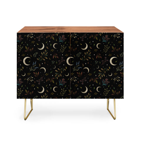 episodic drawing Crescent Moon Garden Credenza