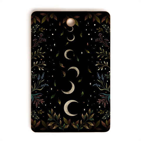 episodic drawing Crescent Moon Garden Cutting Board Rectangle