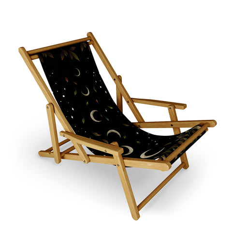 episodic drawing Crescent Moon Garden Sling Chair