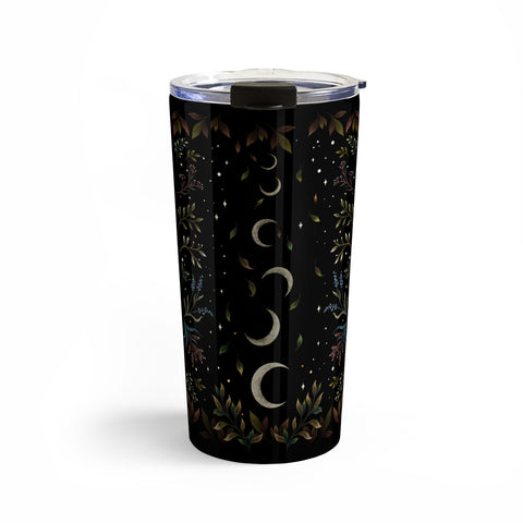 episodic drawing Crescent Moon Garden Travel Mug