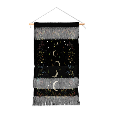 episodic drawing Crescent Moon Garden Wall Hanging Portrait