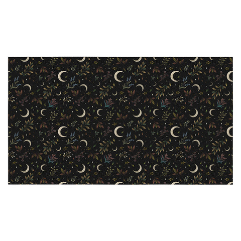 episodic drawing Crescent Moon Garden Tablecloth