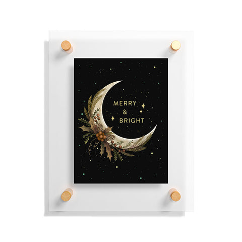 episodic drawing Merry Bright Floating Acrylic Print