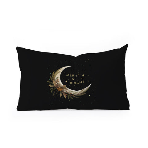 episodic drawing Merry Bright Oblong Throw Pillow