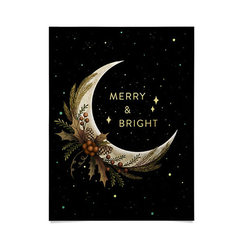 episodic drawing Merry Bright Poster