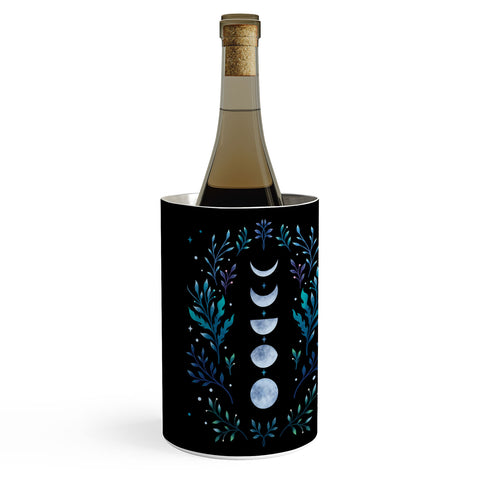 episodic drawing Moonlight Garden Blue Wine Chiller