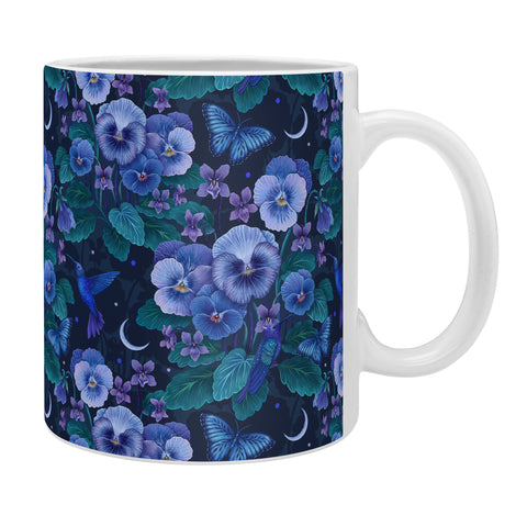 episodic drawing Violet February Flower Coffee Mug
