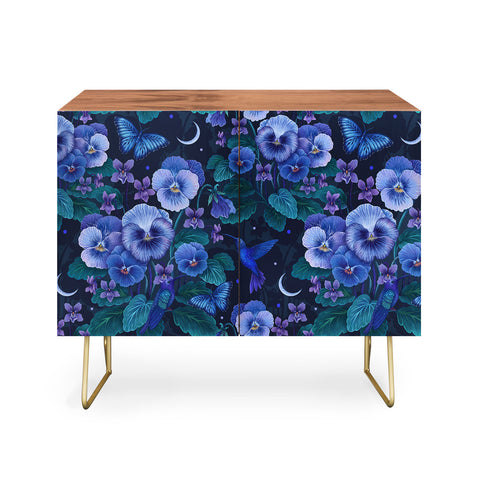 episodic drawing Violet February Flower Credenza