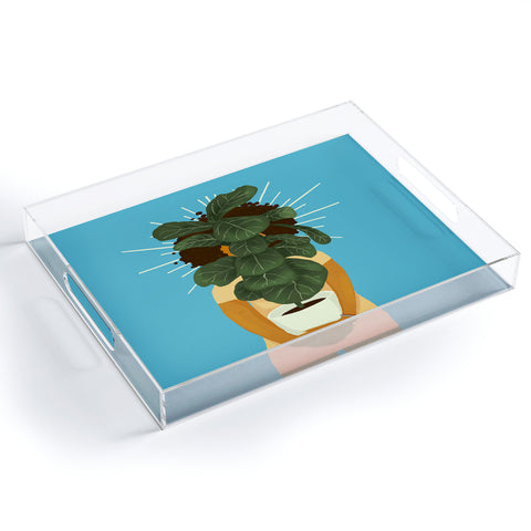 Erika Stallworth Plant Momma Acrylic Tray