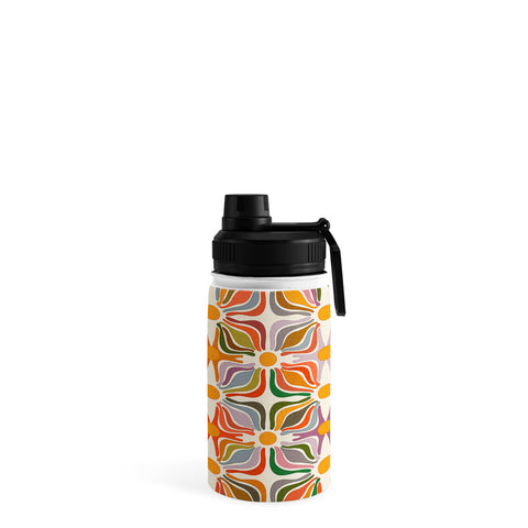 evamatise Abstract Flowers Summer Holiday Water Bottle