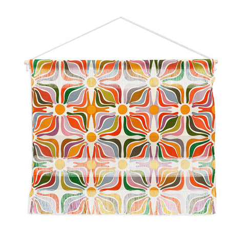 evamatise Abstract Flowers Summer Holiday Wall Hanging Landscape