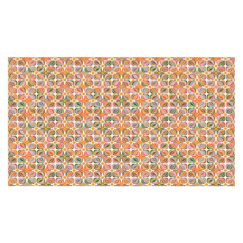 evamatise Abstract Flowers Summer Holiday Tablecloth
