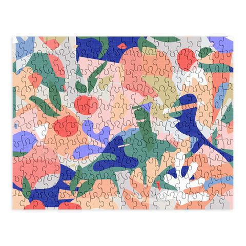 evamatise Abstract Fruits and Leaves Puzzle